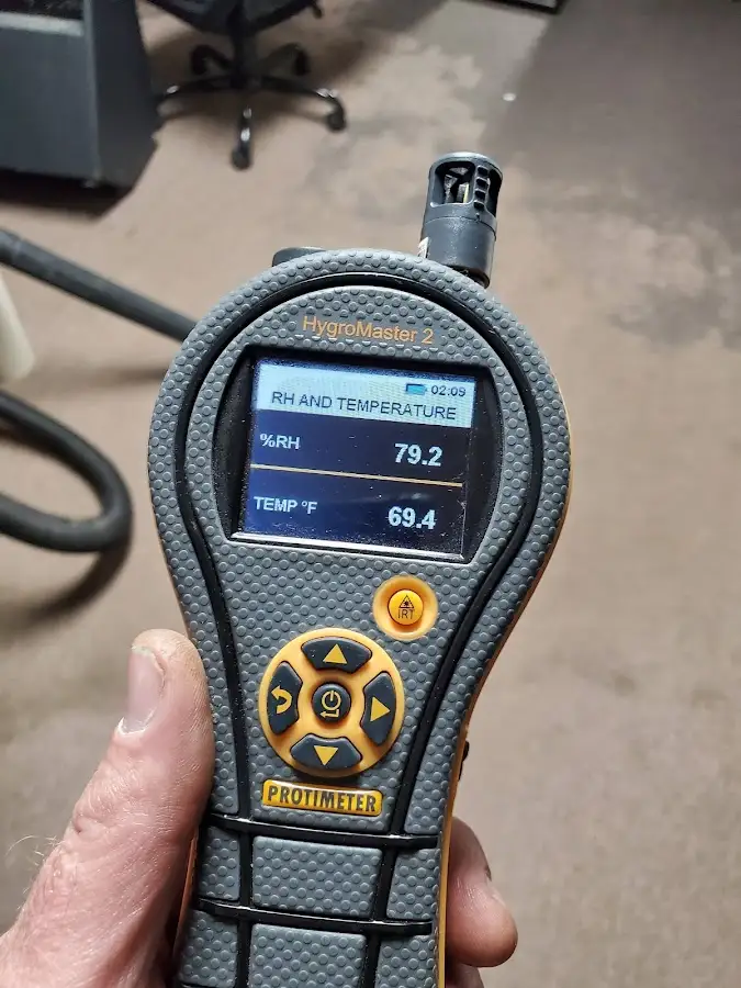 Moisture meter humidity assessment for Mold Remediation & Removal in Manchester